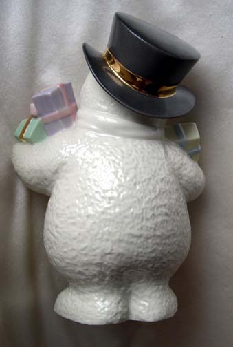 LENOX - "Special Delivery" Snowman - retired! New in Box! LENOX - "Special Delivery" Snowman - retired! New in Box!