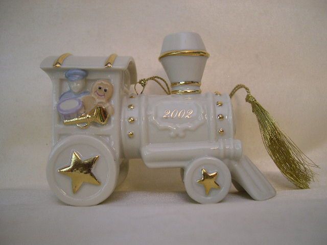 LENOX Annual Toys for Tots Train Ornament with Box - 2002 LENOX Annual Toys for Tots Train Ornament with Box - 2002