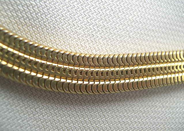 Napier Goldtone Mesh Choker Necklace circa 1955 Napier Goldtone Mesh Choker Necklace circa 1955