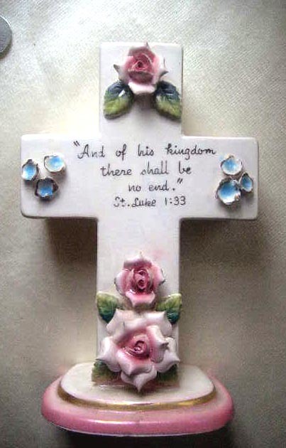 Norcrest Cross Planter Wall Hanging E-563 Norcrest Cross Planter Wall Hanging E-563
