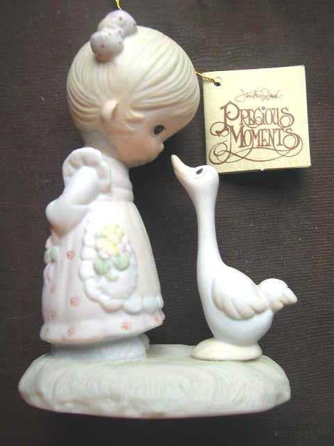 Enesco Precious Moments Girl with Goose Enesco Precious Moments Girl with Goose