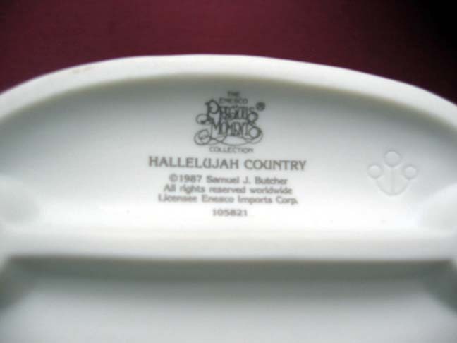Enesco Precious Moments Hallelujah Country Cowboy Figurine Enesco Precious Moments Hallelujah Country Cowboy Figurine