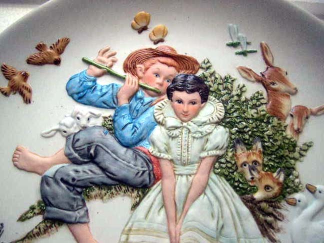 Norman Rockwell "Spring - Sweet Song So Young" Limited Edition Plate - 1973 Norman Rockwell "Spring - Sweet Song So Young" Limited Edition Plate - 1973