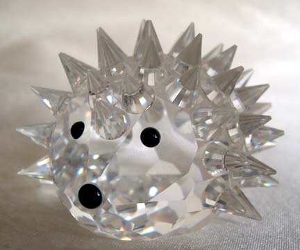 SWAROVSKI Crystal Large Hedgehog Figurine SWAROVSKI Crystal Large Hedgehog Figurine