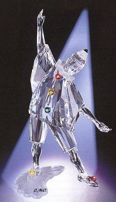 "Pierrot" Swarovski Crystal 1999 Annual Edition Piece "Pierrot" Swarovski Crystal 1999 Annual Edition Piece