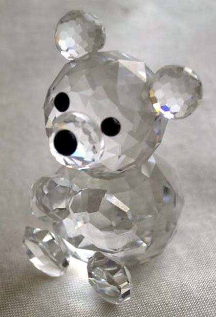 Swarovski Crystal Mini Bear Figurine - Retired Swarovski Crystal Mini Bear Figurine - Retired