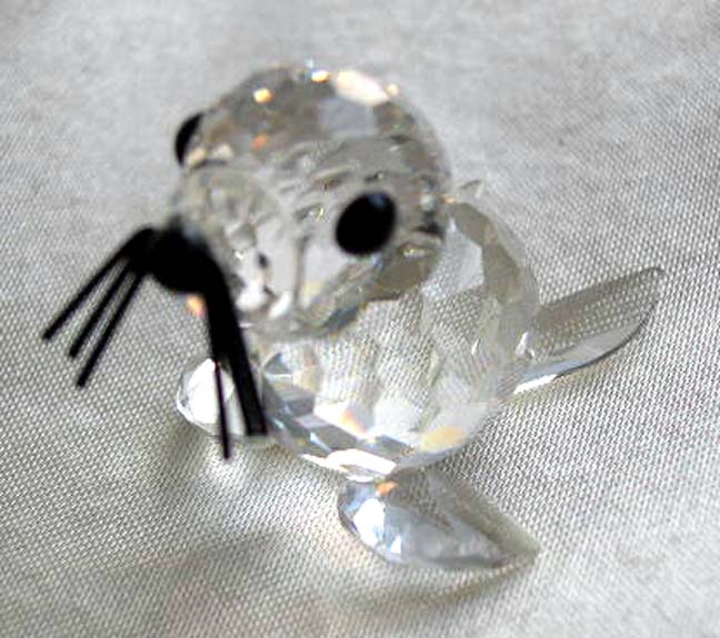 Swarovski Crystal Mini Seal Figurine - Retired Swarovski Crystal Mini Seal Figurine - Retired