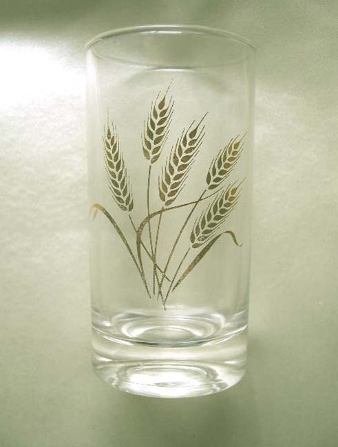 Nine HOMER LAUGHLIN Golden Wheat 4 oz Juice Glasses Nine HOMER LAUGHLIN Golden Wheat 4 oz Juice Glasses