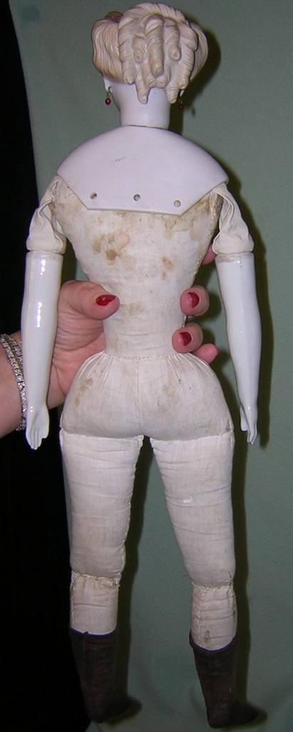 RARE Parian LADY With Removable CURLS by Kling RARE Parian LADY With Removable CURLS by Kling