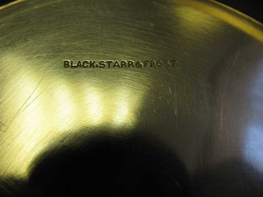 Lg. Black, Starr & Frost Early Elaborate Sterling Silver Serving Bowl Lg. Black, Starr & Frost Early Elaborate Sterling Silver Serving Bowl