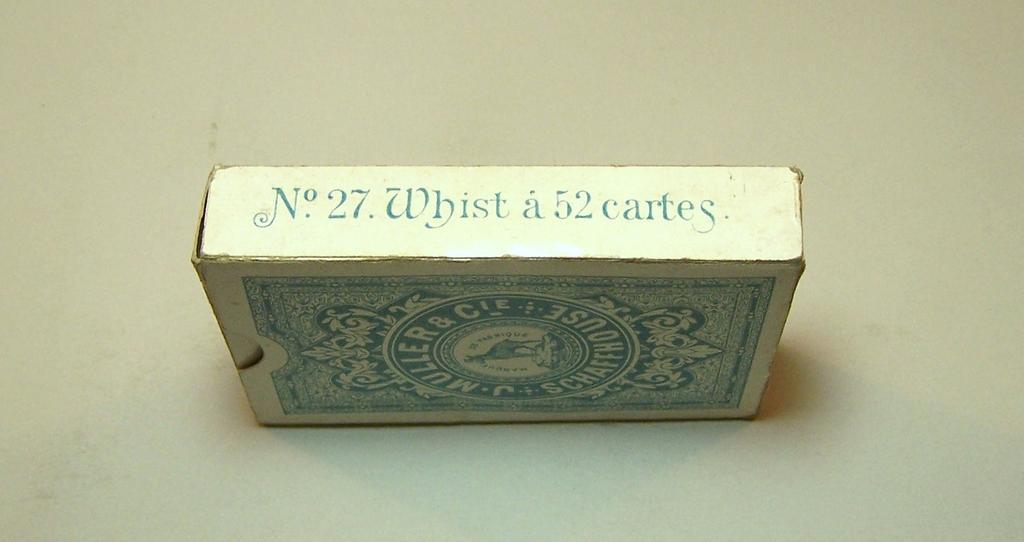 J. Muller & Cie "Whist No.27" Playing Cards, c.1910 J. Muller & Cie "Whist No.27" Playing Cards, c.1910