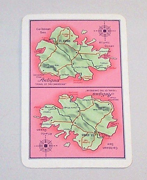 Coeur "Antigua" Playing Cards, "Internationales Kartenbild" w/ Scenic Aces, c.1950 Coeur "Antigua" Playing Cards, "Internationales Kartenbild" w/ Scenic Aces, c.1950