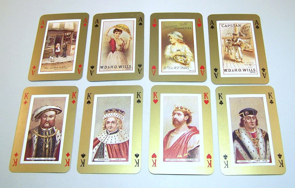 Double Deck "W.D. & H.O. Wills" Playing Cards, Company Bicentennial Celebration, Maker Unknown, c.1986 Double Deck "W.D. & H.O. Wills" Playing Cards, Company Bicentennial Celebration, Maker Unknown, c.1986