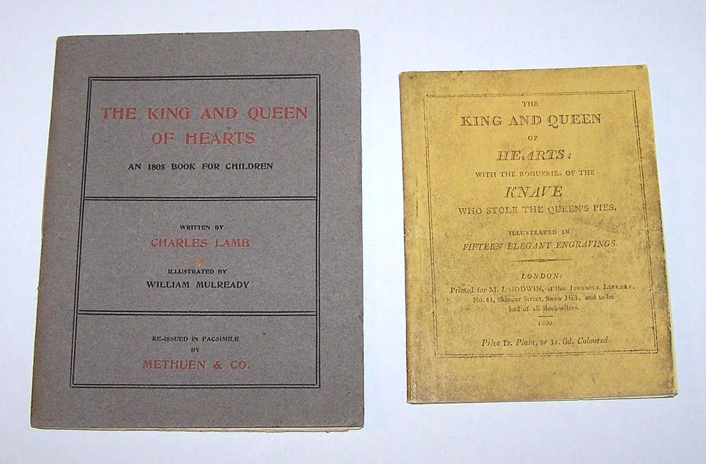 Charles Lamb "The King and Queen of Hearts," Methuen & Co. Edition w/ Separately Bound Introduction by F.V. Lucas, William Mulready Illustrations, c.1902 Charles Lamb "The King and Queen of Hearts," Methuen & Co. Edition w/ Separately Bound Introduction by F.V. Lucas, William Mulready Illustrations, c.1902