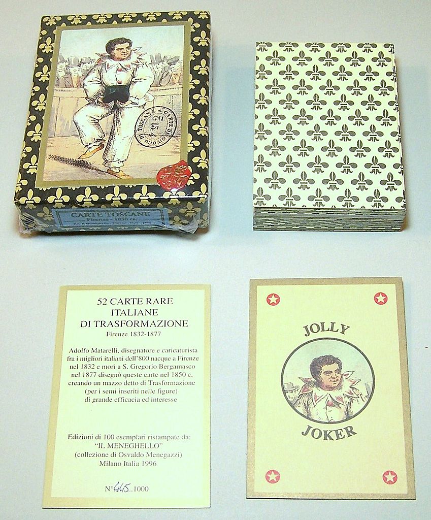 Il Meneghello "Toscana" Transformation Playing Cards, Adolfo Matarelli Designs, Ltd. Ed. (_/1000) Il Meneghello "Toscana" Transformation Playing Cards, Adolfo Matarelli Designs, Ltd. Ed. (_/1000)