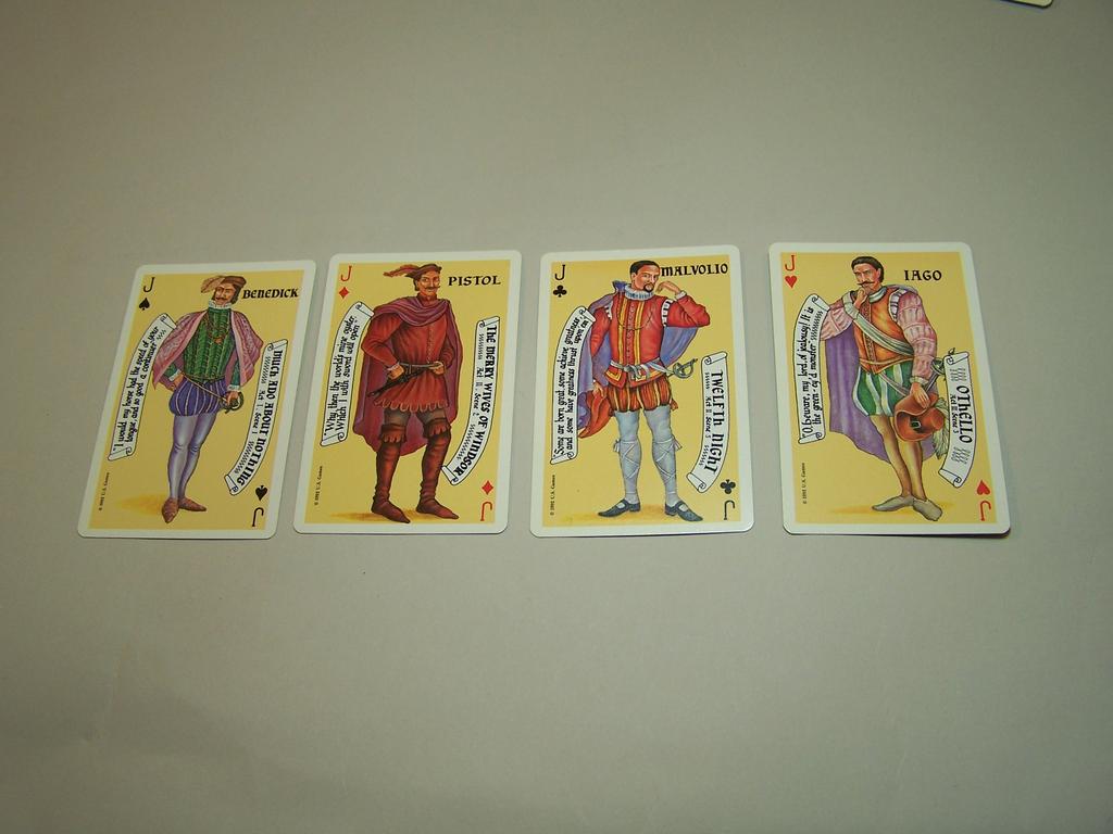 Double Deck of Carta Mundi (U.S. Games) Shakespeare Playing Cards, Virginijus Poshkus Illustrations Double Deck of Carta Mundi (U.S. Games) Shakespeare Playing Cards, Virginijus Poshkus Illustrations