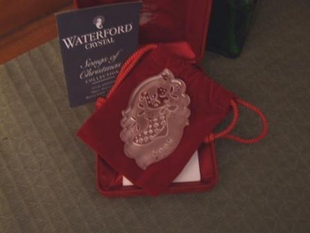 Waterford Crystal Ornament - Songs of Christmas Collection Waterford Crystal Ornament - Songs of Christmas Collection