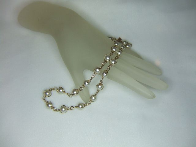 Sarah Coventry Pearl Swirl Necklace Sarah Coventry Pearl Swirl Necklace