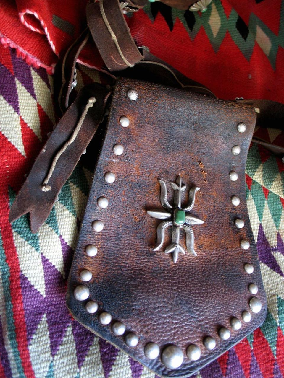 Early 1900's Navajo Bandolier Bag Early 1900's Navajo Bandolier Bag