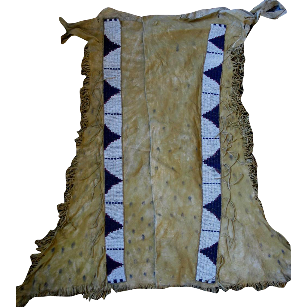 Beaded Hide Lakota Sioux (Brule) Leggings 1870 Beaded Hide Lakota Sioux (Brule) Leggings 1870