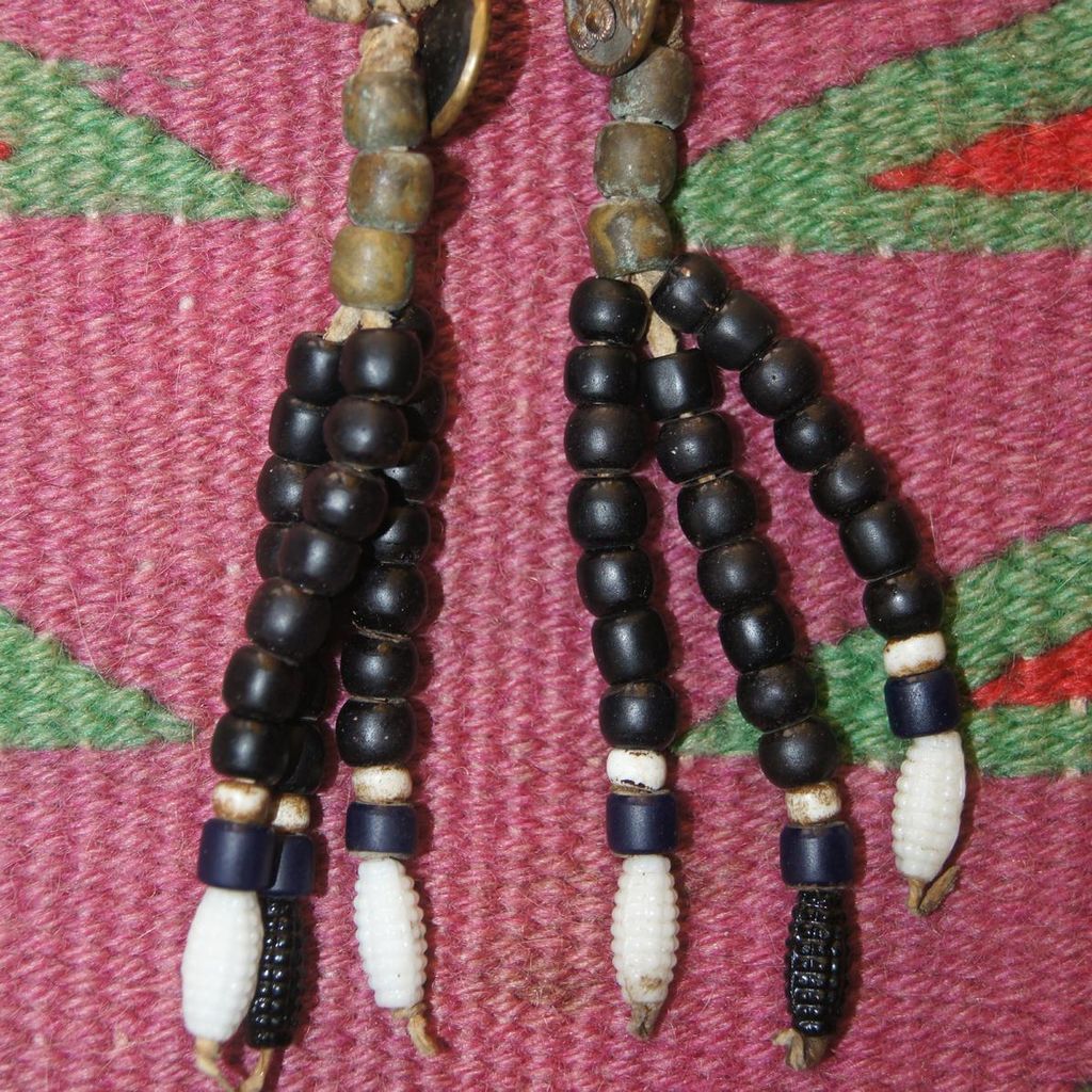 Jiccarilla Apache Earrings 1880's Jiccarilla Apache Earrings 1880's