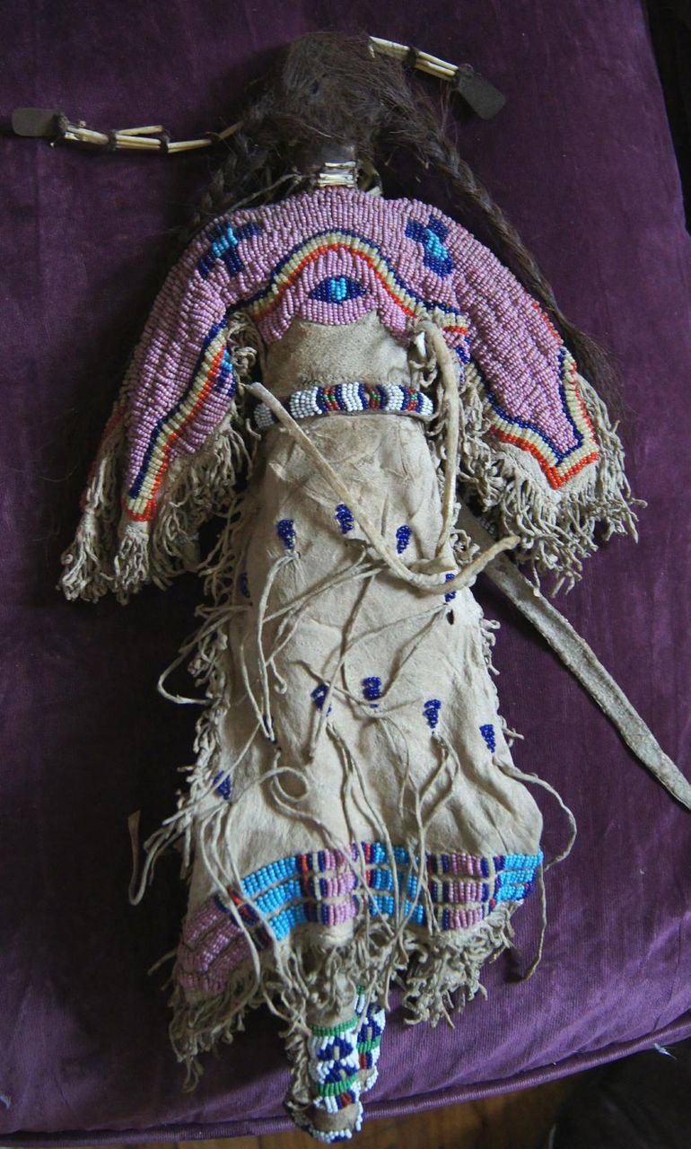 Lakota Beaded and Quilled Doll 1880-1890 Lakota Beaded and Quilled Doll 1880-1890
