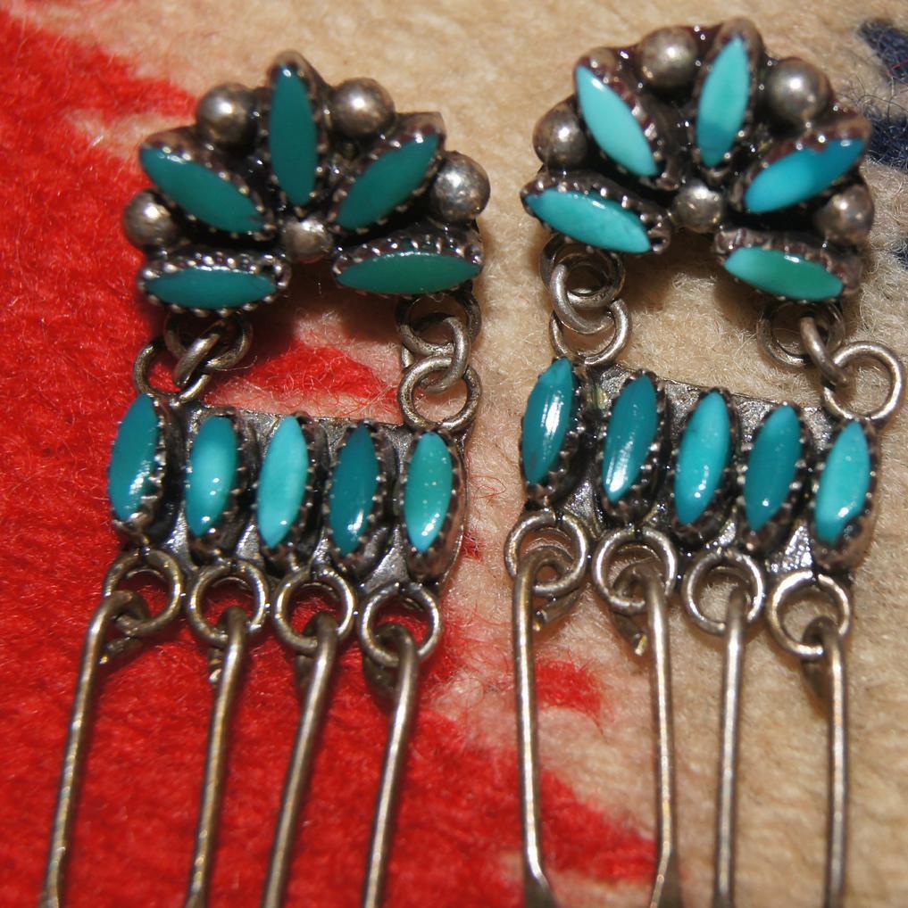 Vintage Zuni Earrings Vintage Zuni Earrings