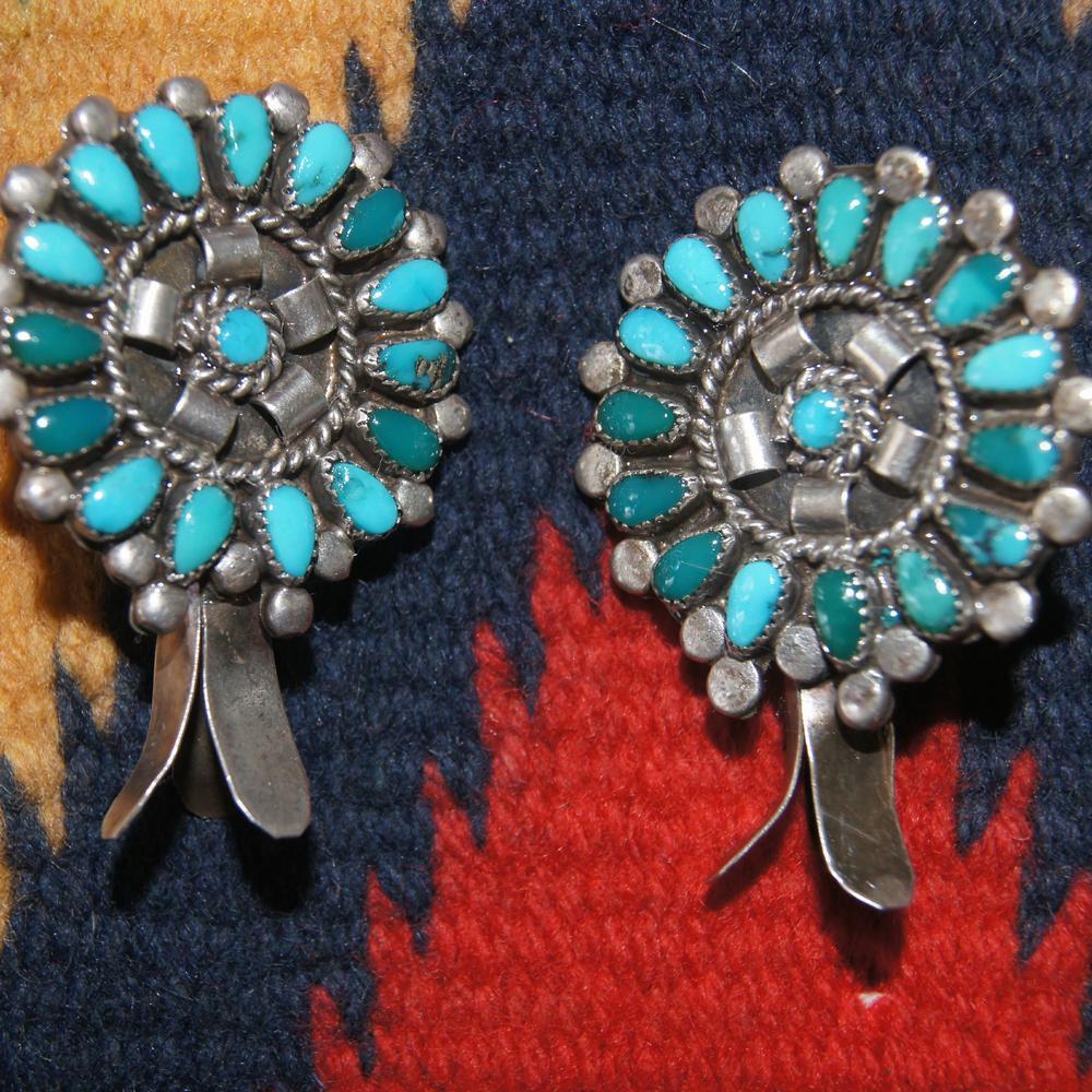 Vintage Zuni Earrings Vintage Zuni Earrings