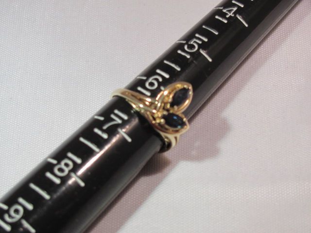 Genuine Sapphire Ring 14k Gold Marked 585 14K Genuine Sapphire Ring 14k Gold Marked 585 14K