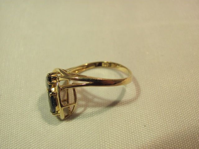 Genuine Sapphire Ring 14k Gold Marked 585 14K Genuine Sapphire Ring 14k Gold Marked 585 14K