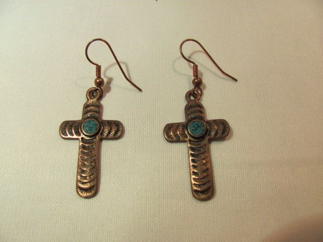 Anthony Kee Navajo Pierced Earrings Anthony Kee Navajo Pierced Earrings