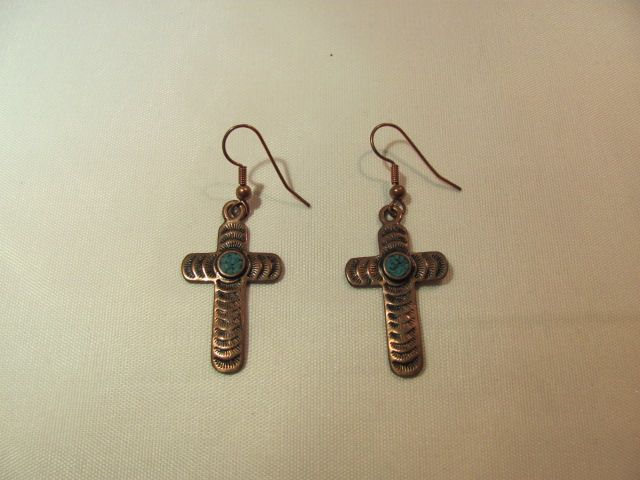 Anthony Kee Navajo Pierced Earrings Anthony Kee Navajo Pierced Earrings