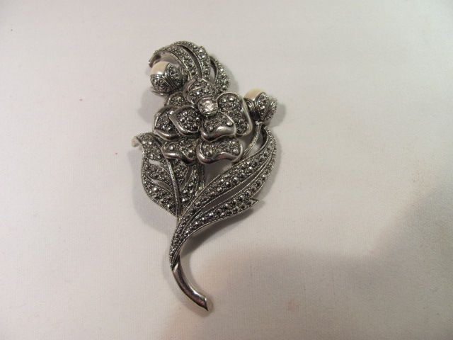 Kenneth Jay Lane - Avon Marcasite Brooch Kenneth Jay Lane - Avon Marcasite Brooch
