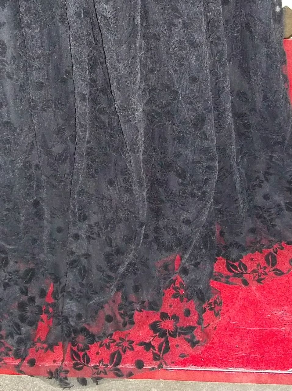 Vintage Rive Gauche Yves St Laurent Black Velvet Opera Night Long Sleeved Two Piece Long Dress Exquisite Size 42 European Vintage Rive Gauche Yves St Laurent Black Velvet Opera Night Long Sleeved Two Piece Long Dress Exquisite Size 42 European