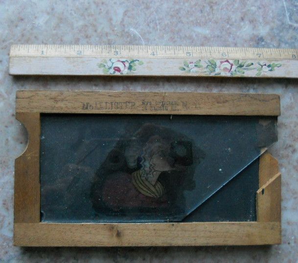 Antique MCALLISTER Mechanical Magic Lantern Slide Optical Toy Antique MCALLISTER Mechanical Magic Lantern Slide Optical Toy