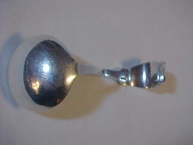 Small Fancy Silver Ladle Marked GHB 90 Small Fancy Silver Ladle Marked GHB 90