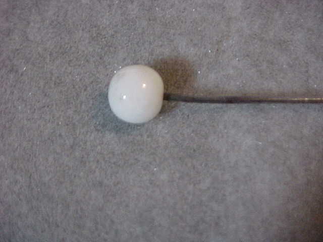 Long 7 " White End Hat Pin Hatpin Long 7 " White End Hat Pin Hatpin