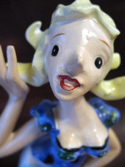 Dagwood and Blondie Figurines Cartoon or Comic Characters with Saxophone Japan Dagwood and Blondie Figurines Cartoon or Comic Characters with Saxophone Japan
