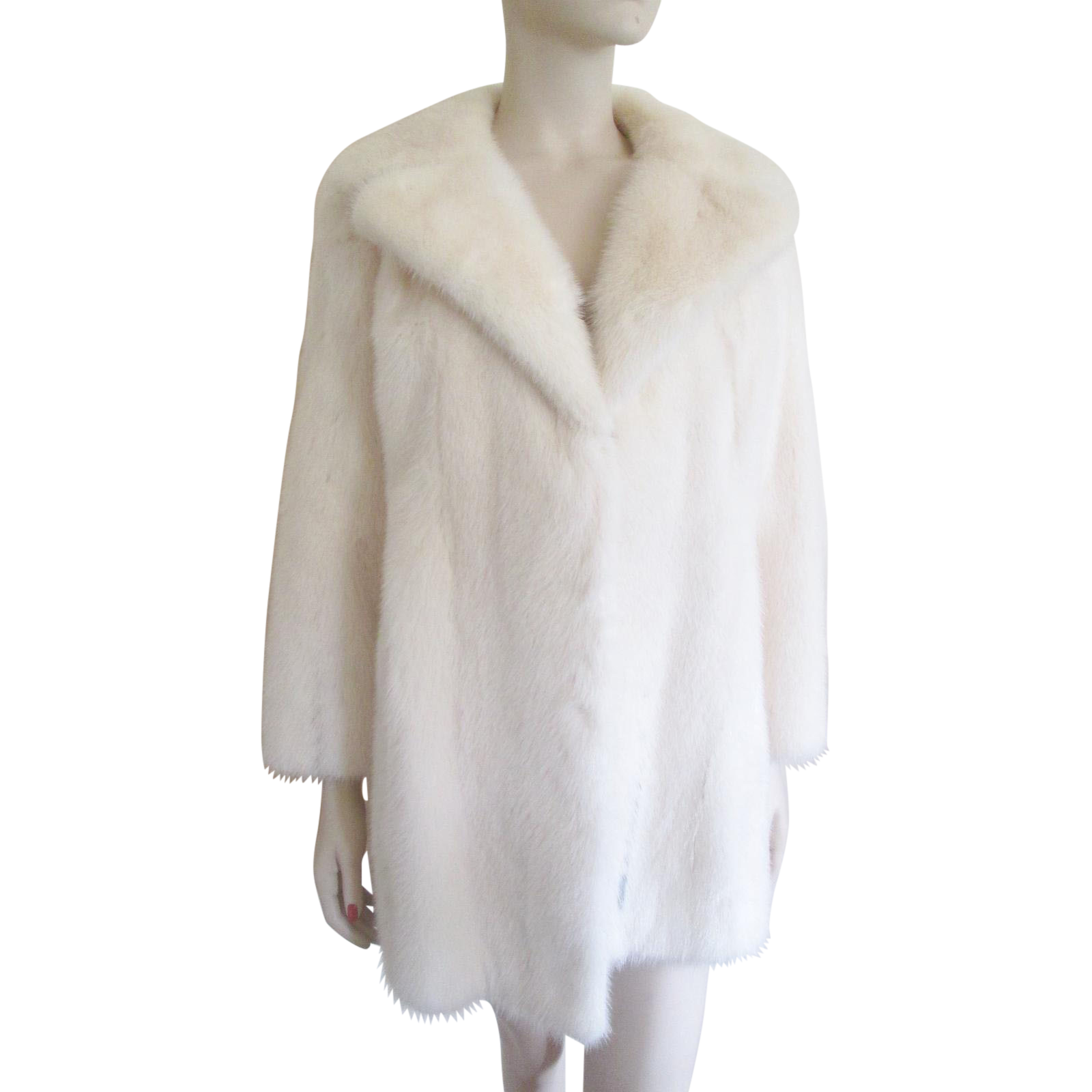 Rare White Ermine Fur Coat Stole Vintage 1950s Pre Ban Estate Winter From Rubylane Sold On Ruby Lane