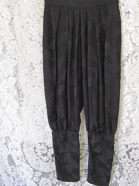 Black Silk Pants