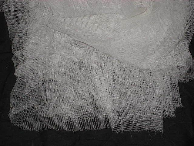 1930's Stand Up Netted Wedding Tiara w/Wax Orange Blossoms & Original Net Veil 1930's Stand Up Netted Wedding Tiara w/Wax Orange Blossoms & Original Net Veil