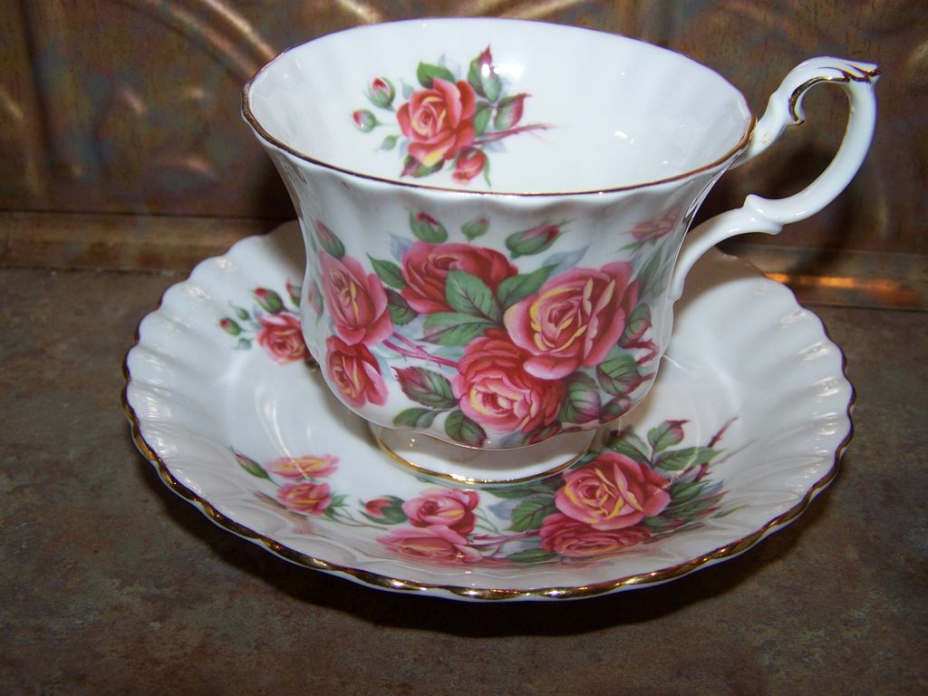 Royal Albert Centennial Rose Tea Cup & Saucer Royal Albert Centennial Rose Tea Cup & Saucer