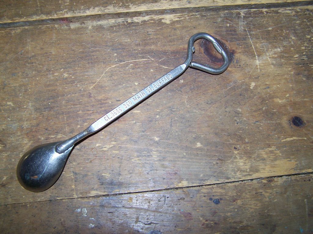 Advertising Spoon Bottle Opener Wallens Liquor Store Buffalo Advertising Spoon Bottle Opener Wallens Liquor Store Buffalo