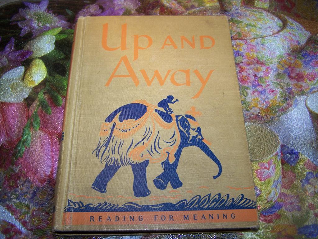 School Reader Up and Away Hard Covered Book School Reader Up and Away Hard Covered Book
