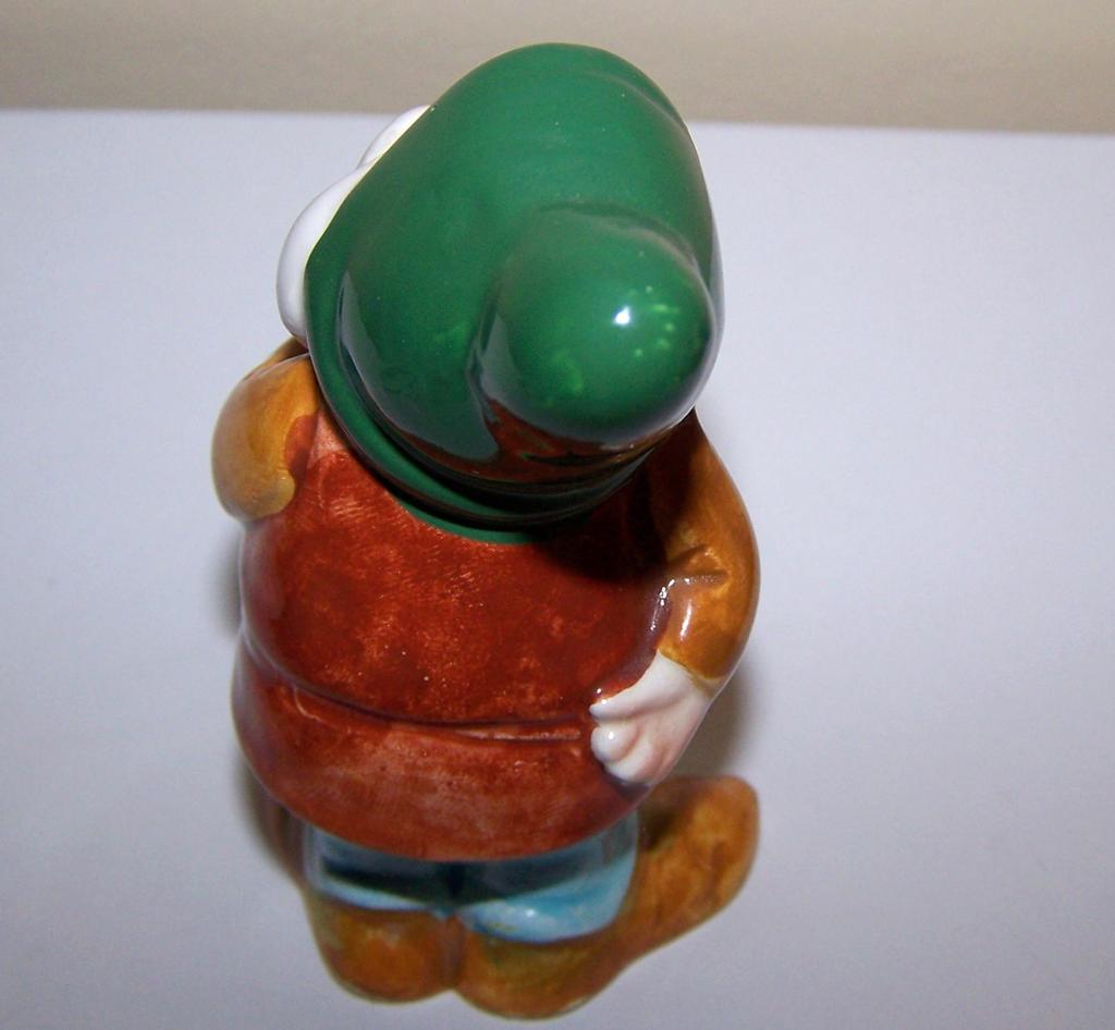 Hand Painted Ceramic WDP Dwarf Figurine Happy Hand Painted Ceramic WDP Dwarf Figurine Happy