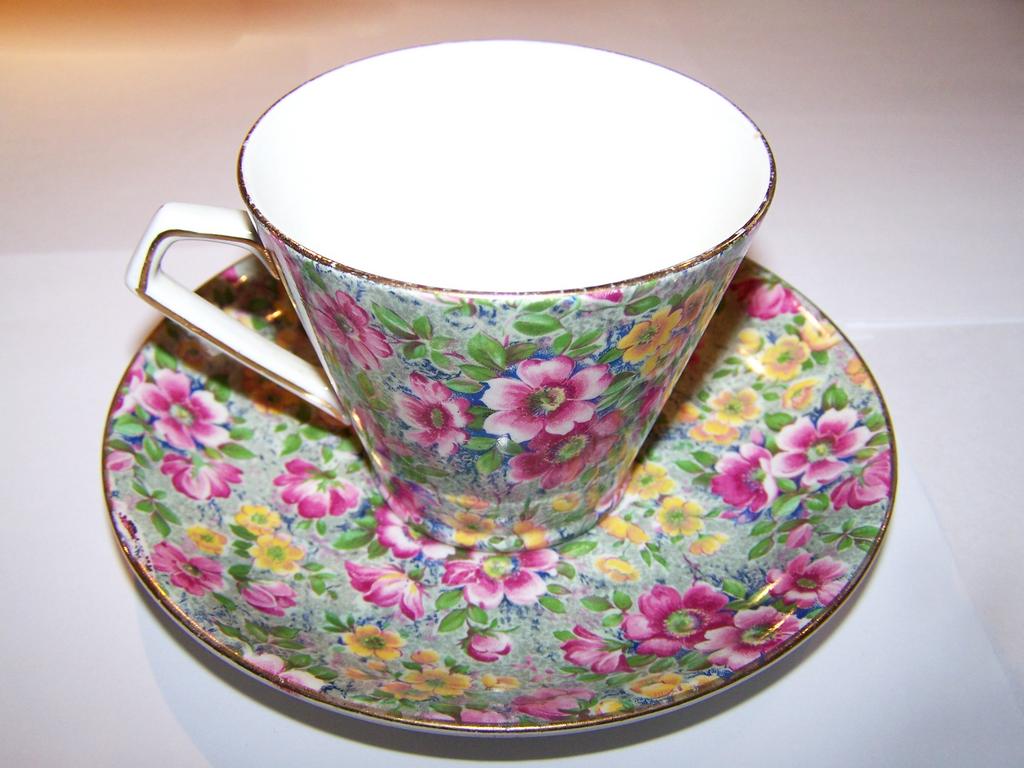 Chintz Tea Cup & Saucer " Briar Rose " Lord Nelson Chintz Tea Cup & Saucer " Briar Rose " Lord Nelson