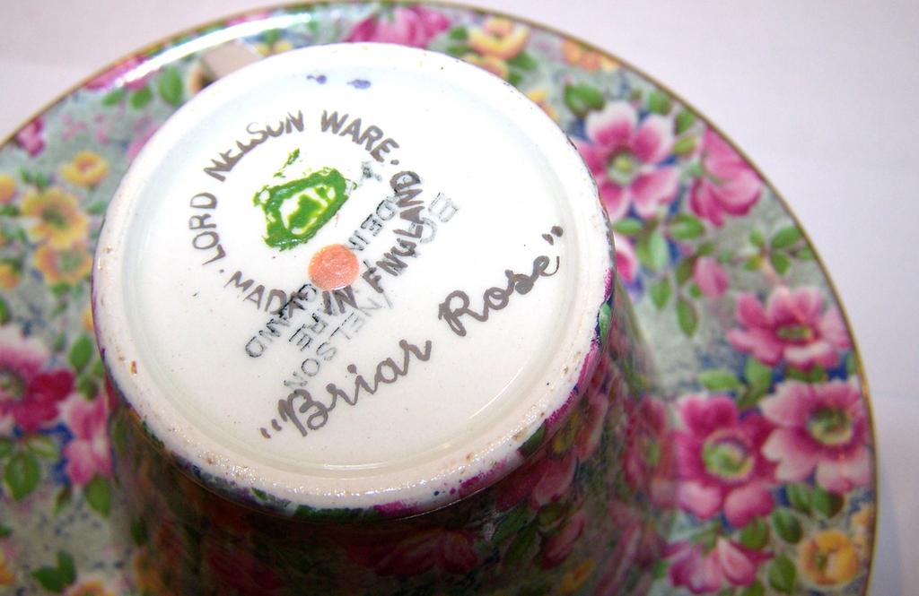 Chintz Tea Cup & Saucer " Briar Rose " Lord Nelson Chintz Tea Cup & Saucer " Briar Rose " Lord Nelson