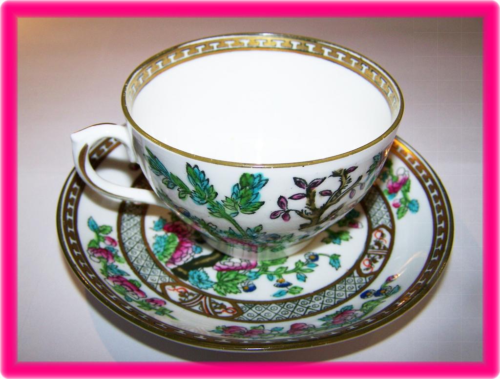 vintage cups Tree  victoriasjems Tea Crown India Cup Saucer Royal & india from  on tea Chelsea