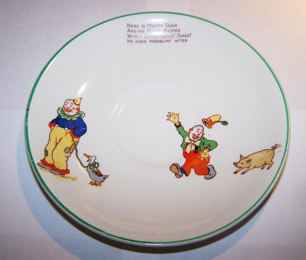 Novelty Circus BCM Nelson Ware Cup & Saucer Jacko Monkey , Clowns , Drum , Dog Novelty Circus BCM Nelson Ware Cup & Saucer Jacko Monkey , Clowns , Drum , Dog