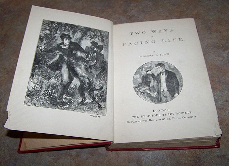 H.C. Book Two Ways of Facing Life by Florence E. Burch H.C. Book Two Ways of Facing Life by Florence E. Burch